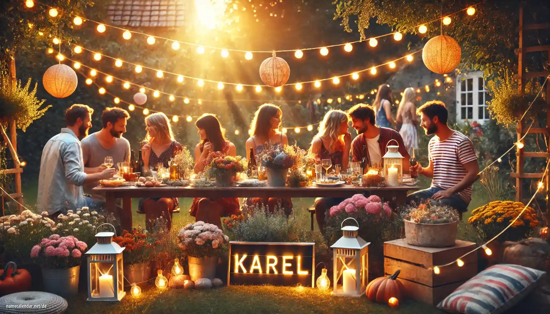 Feier des Namenstages und des Namens - Karel