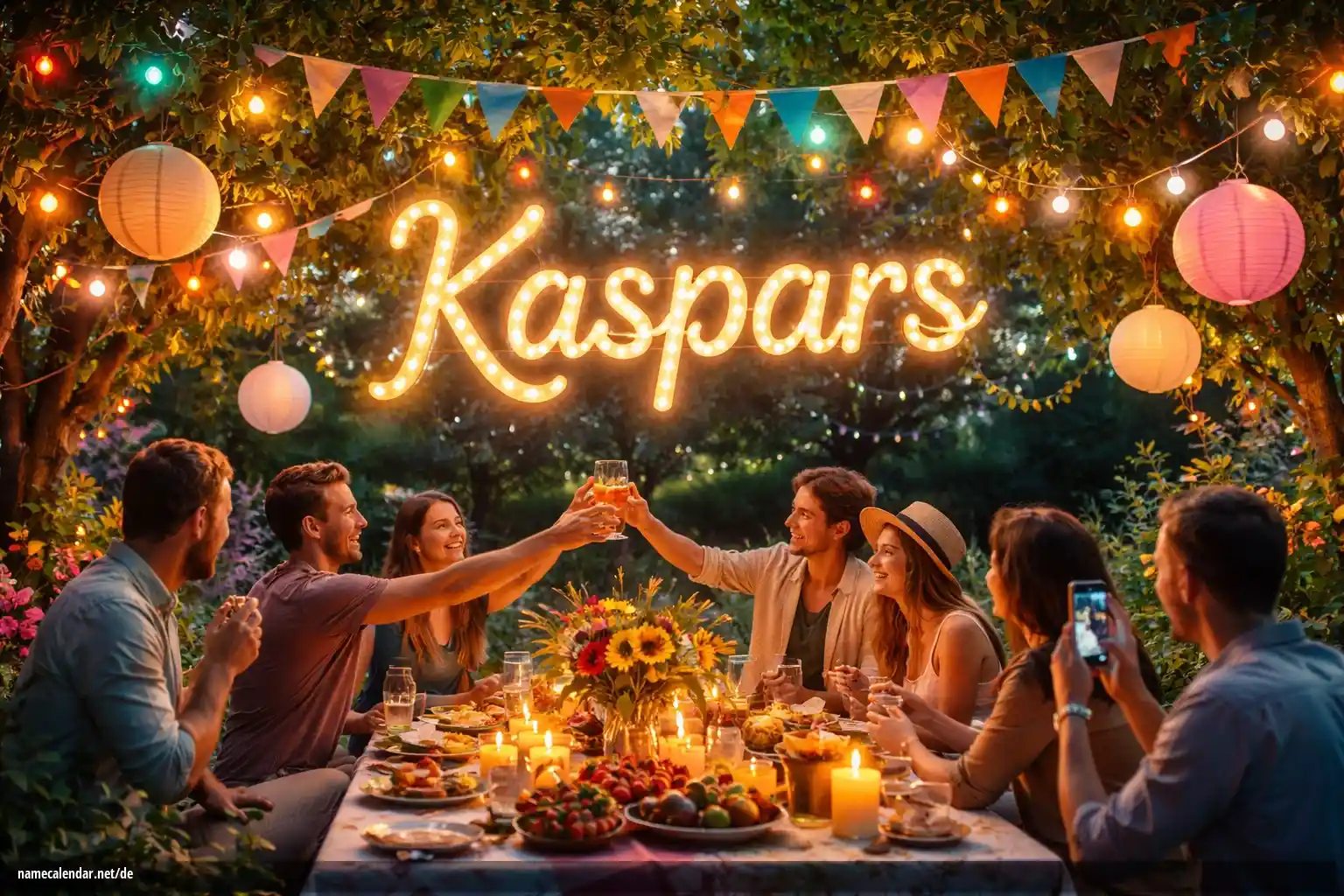 Feier des Namenstages und des Namens - Kaspars