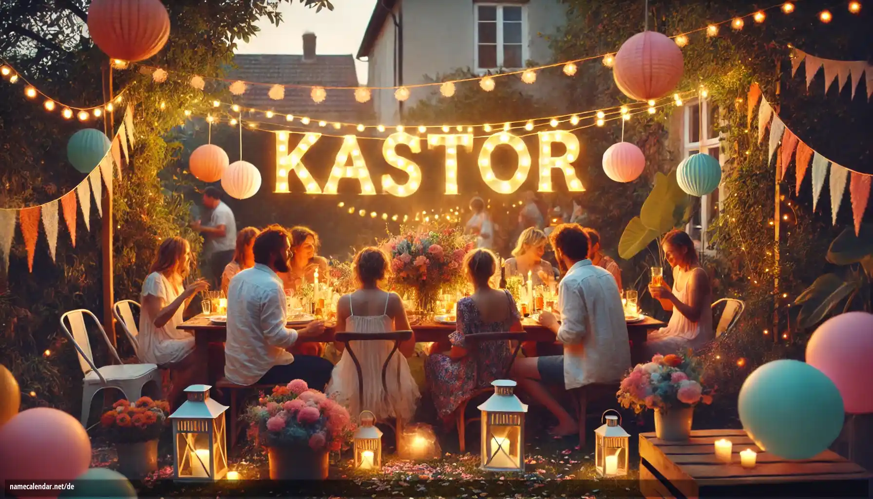 Feier des Namenstages und des Namens - Kastor