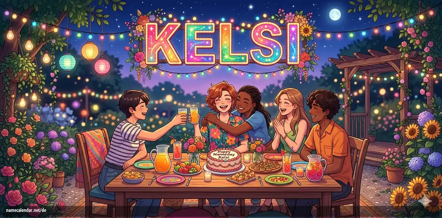 Feier des Namenstages und des Namens - Kelsi