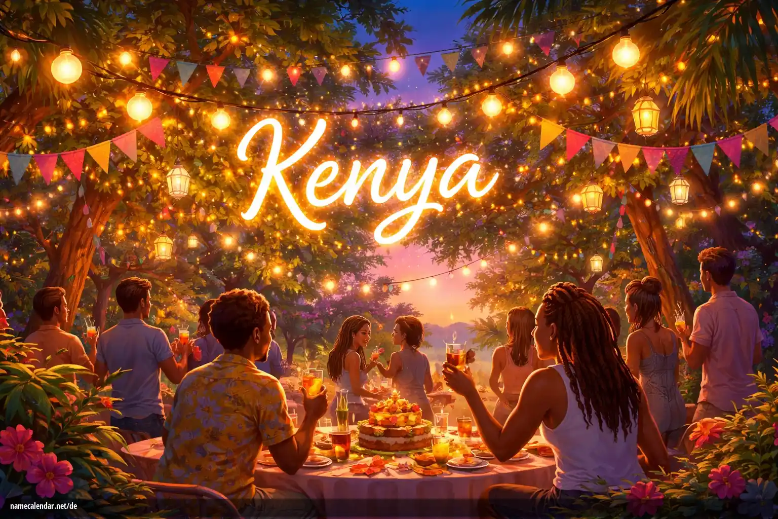 Feier des Namenstages und des Namens - Kenya