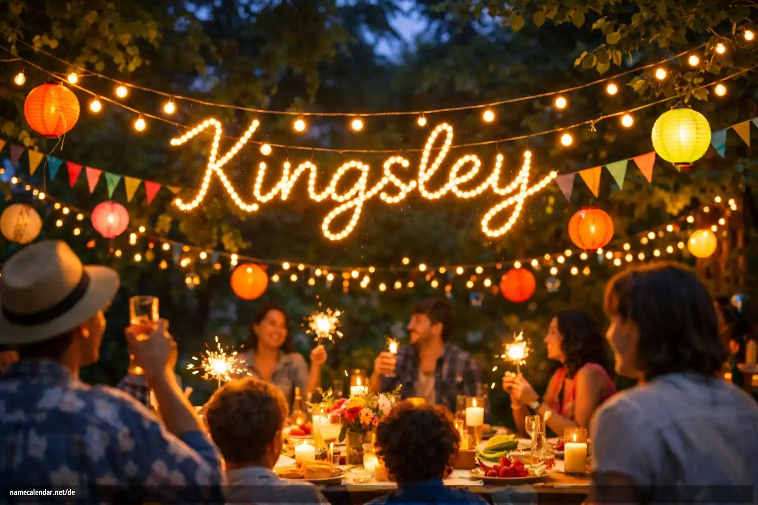 Feier des Namenstages und des Namens - Kingsley