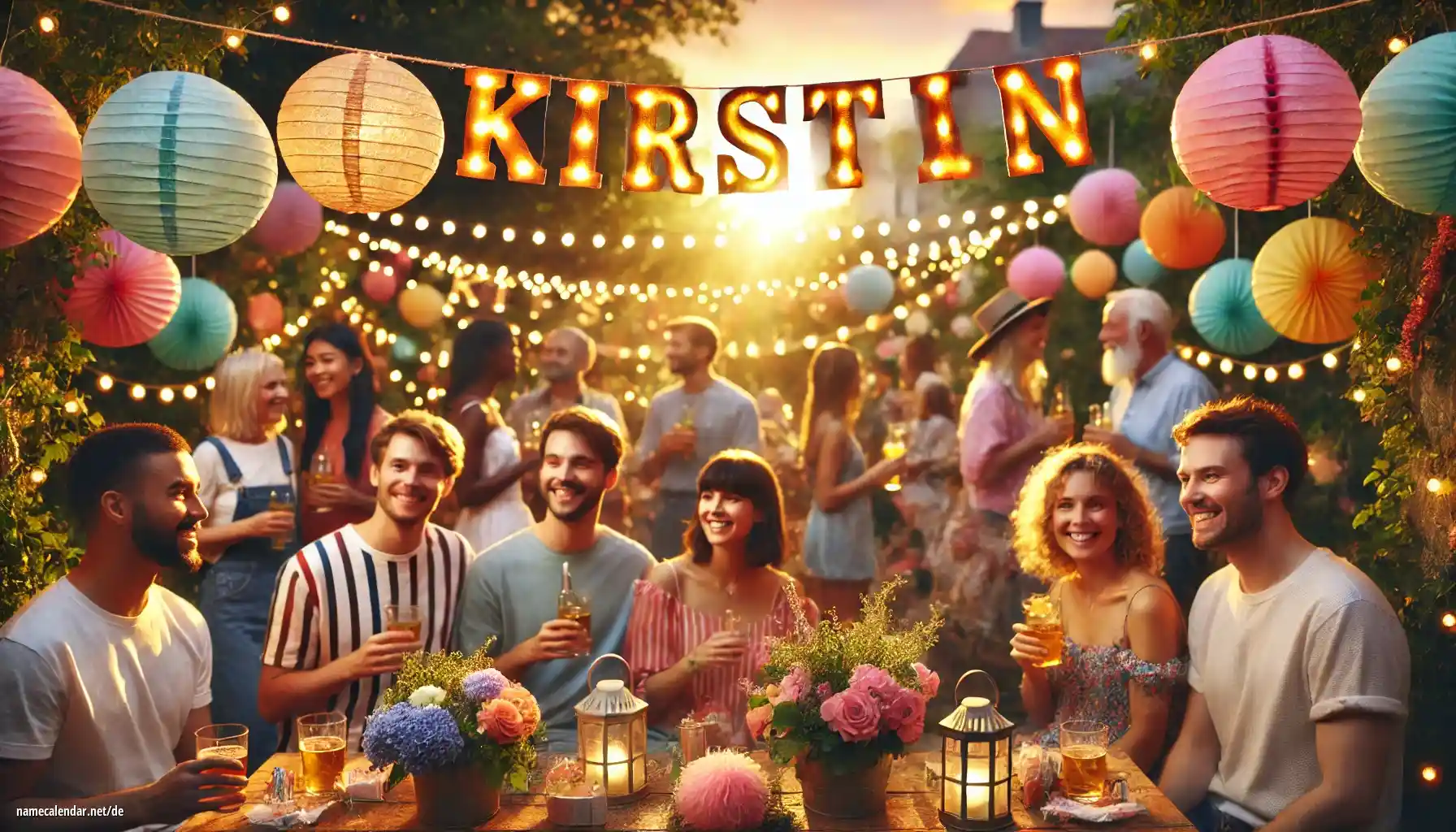 Feier des Namenstages und des Namens - Kirstin