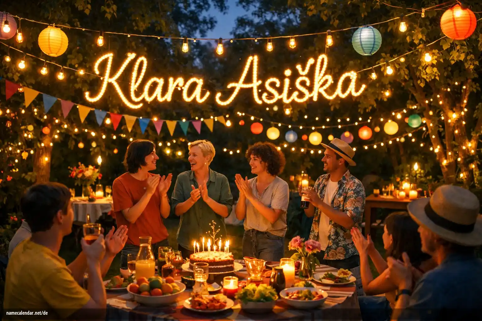 Feier des Namenstages und des Namens - Klara Asiška