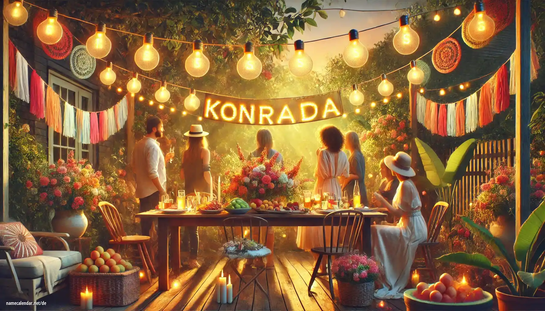 Feier des Namenstages und des Namens - Konrada