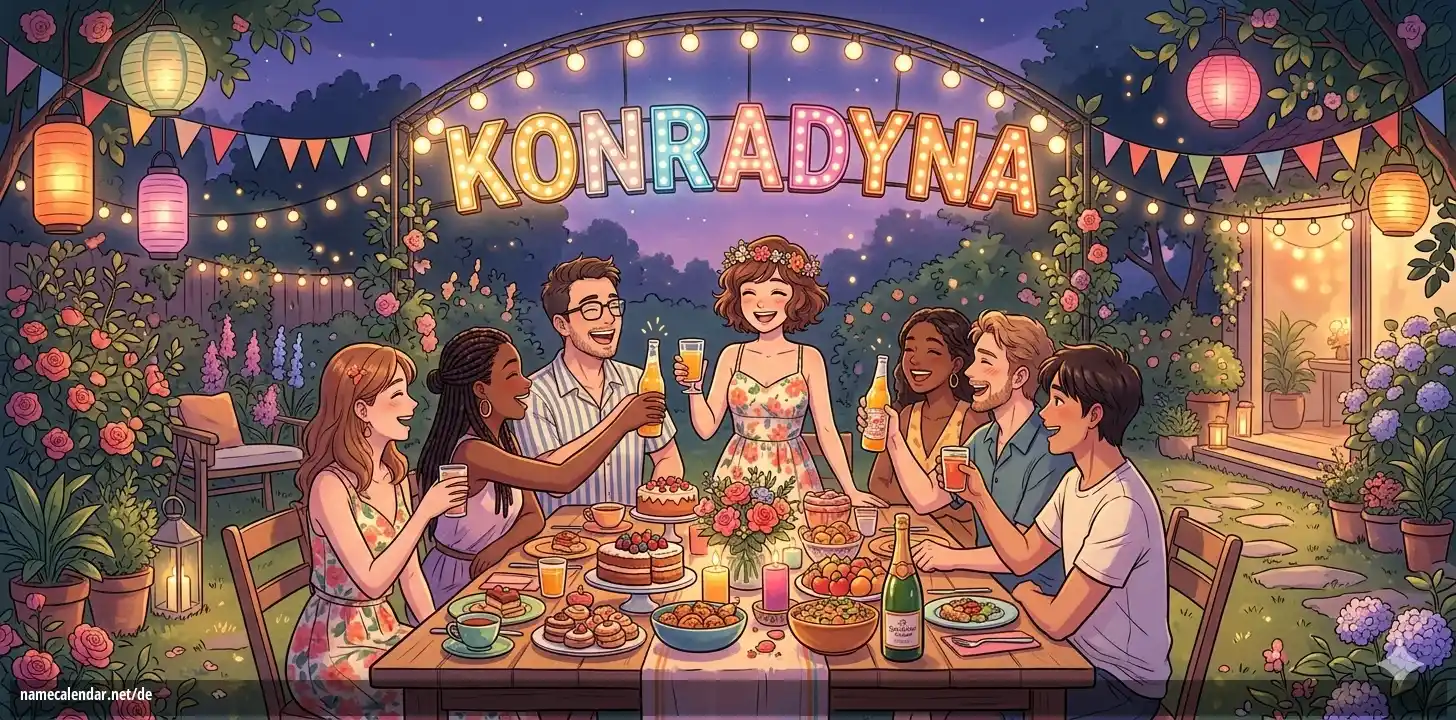 Feier des Namenstages und des Namens - Konradyna