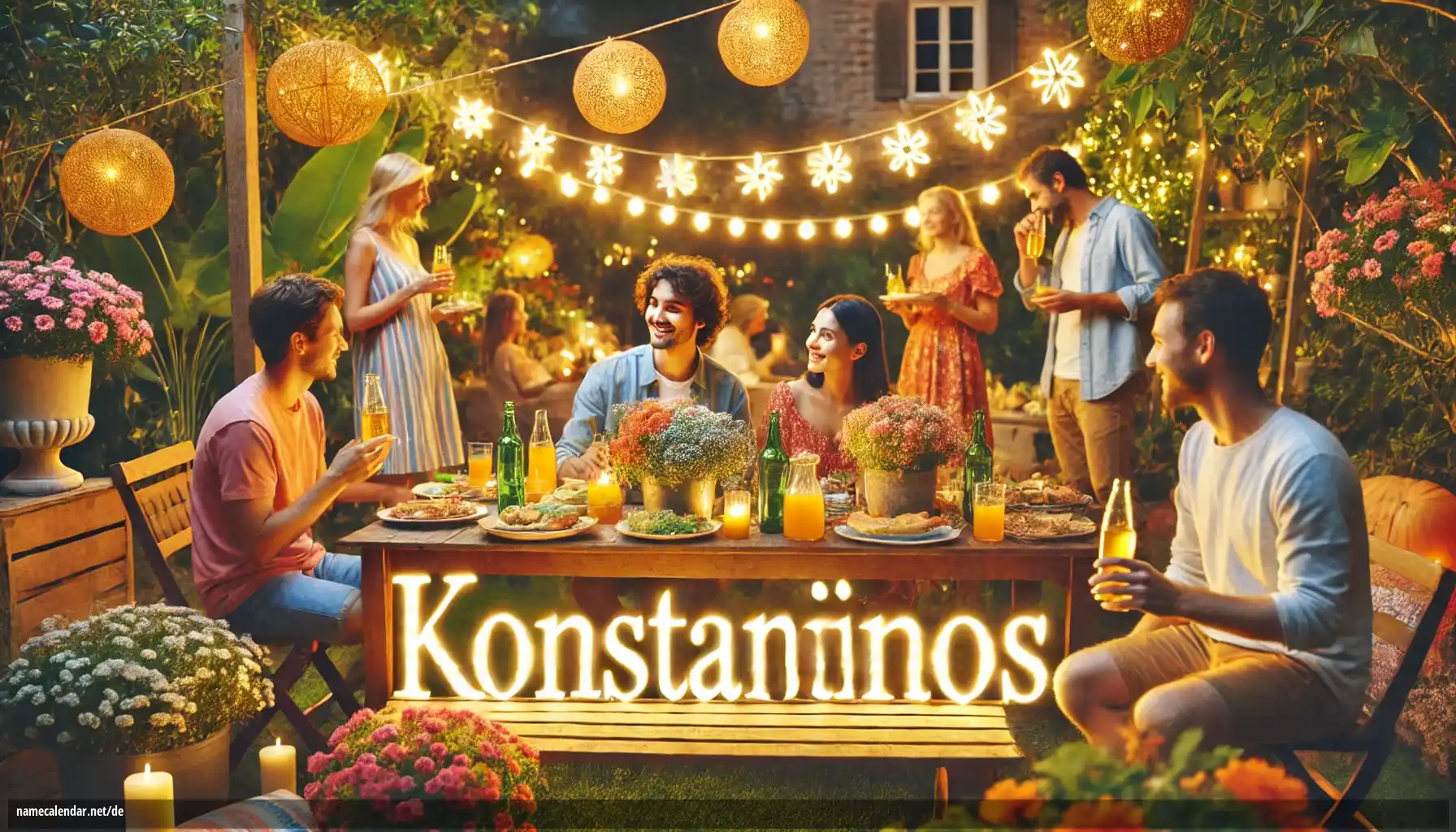 Feier des Namenstages und des Namens - Konstantinos