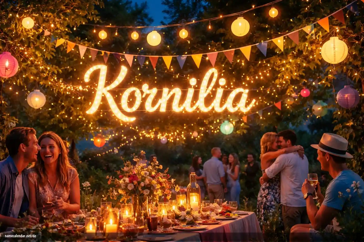 Feier des Namenstages und des Namens - Kornilia