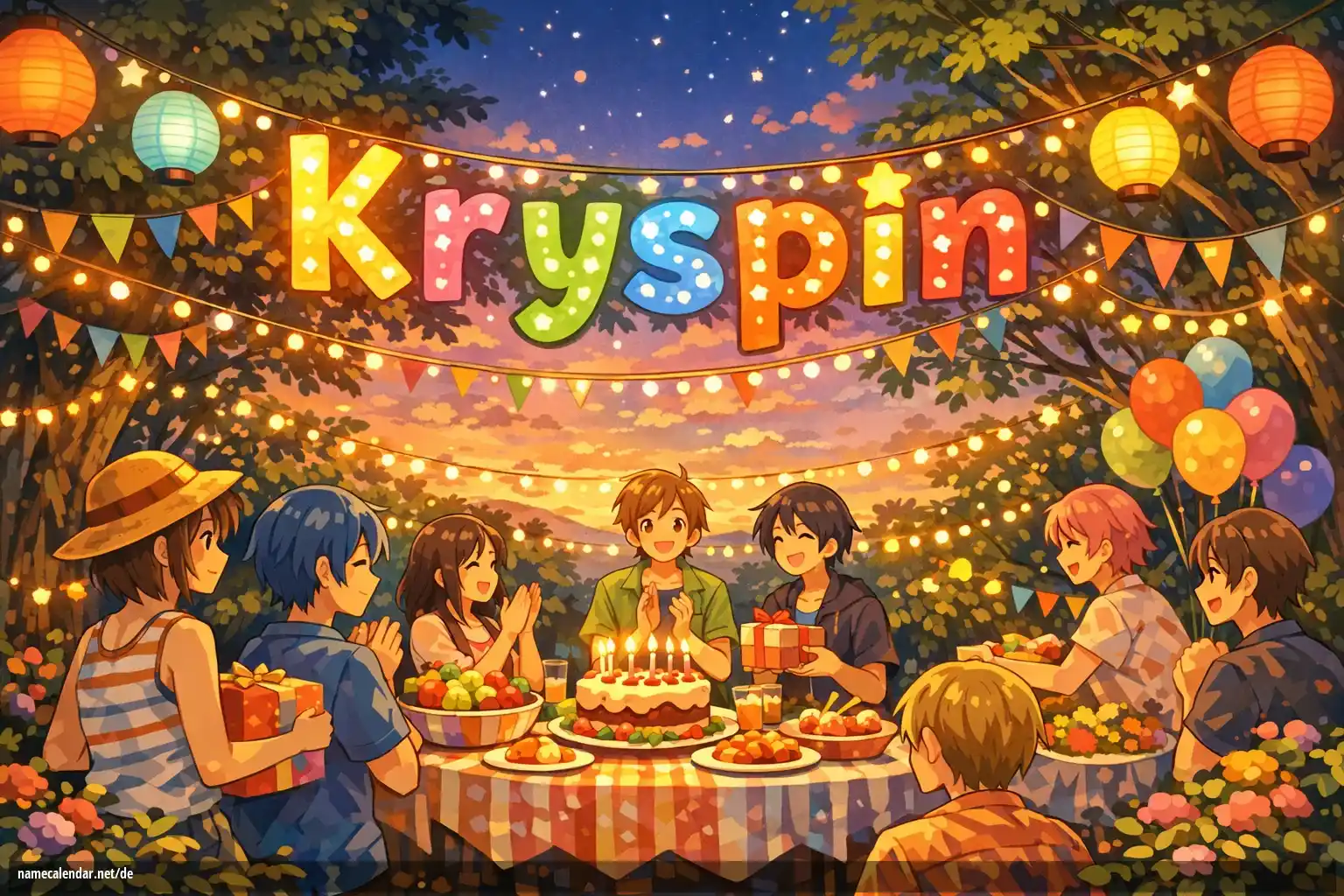 Feier des Namenstages und des Namens - Kryspin