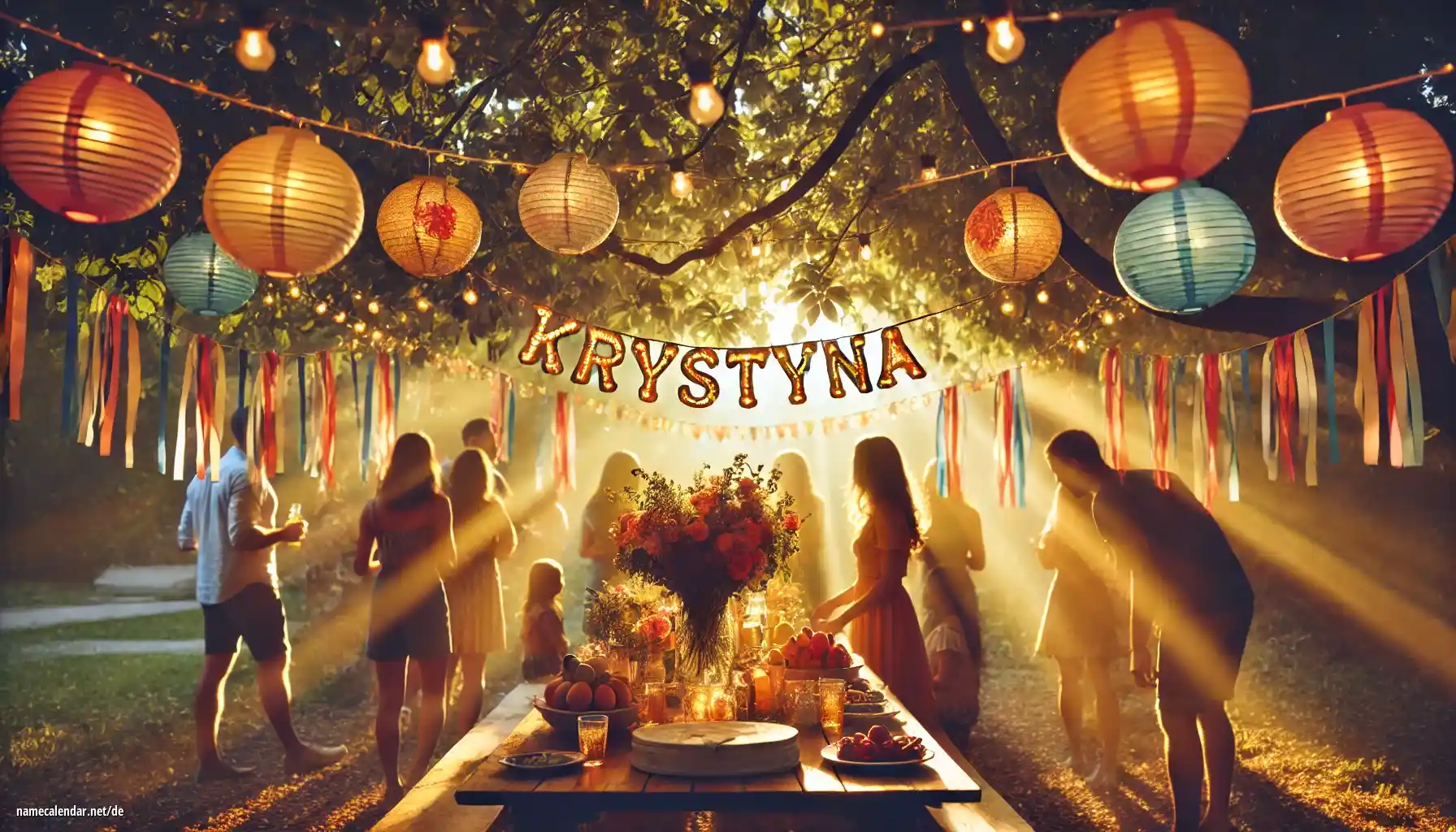 Feier des Namenstages und des Namens - Krystyna