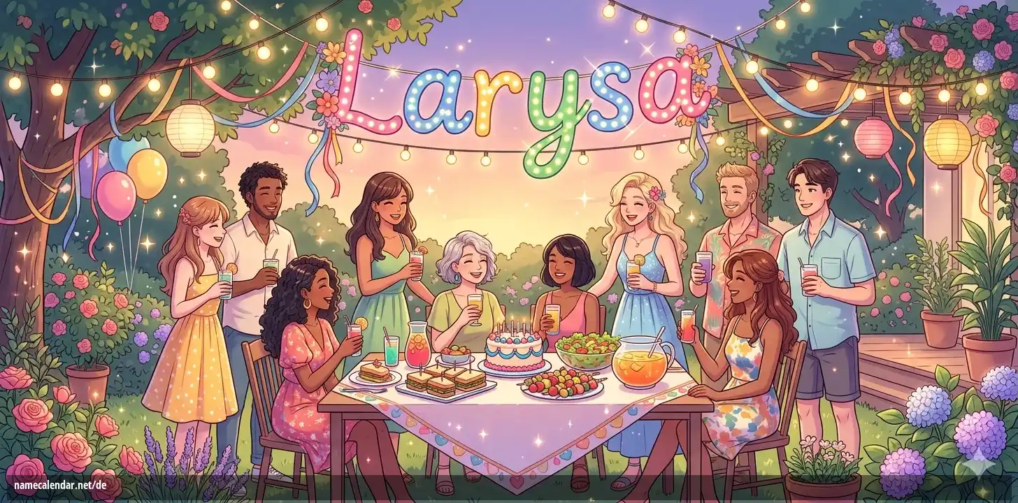 Feier des Namenstages und des Namens - Larysa