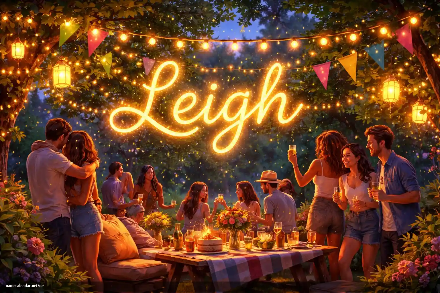 Feier des Namenstages und des Namens - Leigh