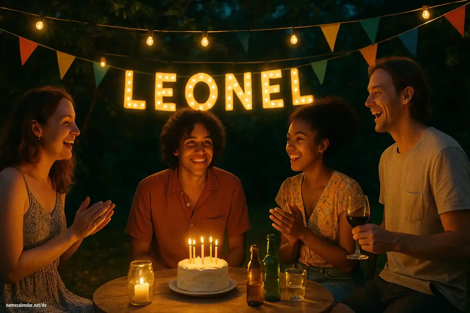 Feier des Namenstages und des Namens - Leonel