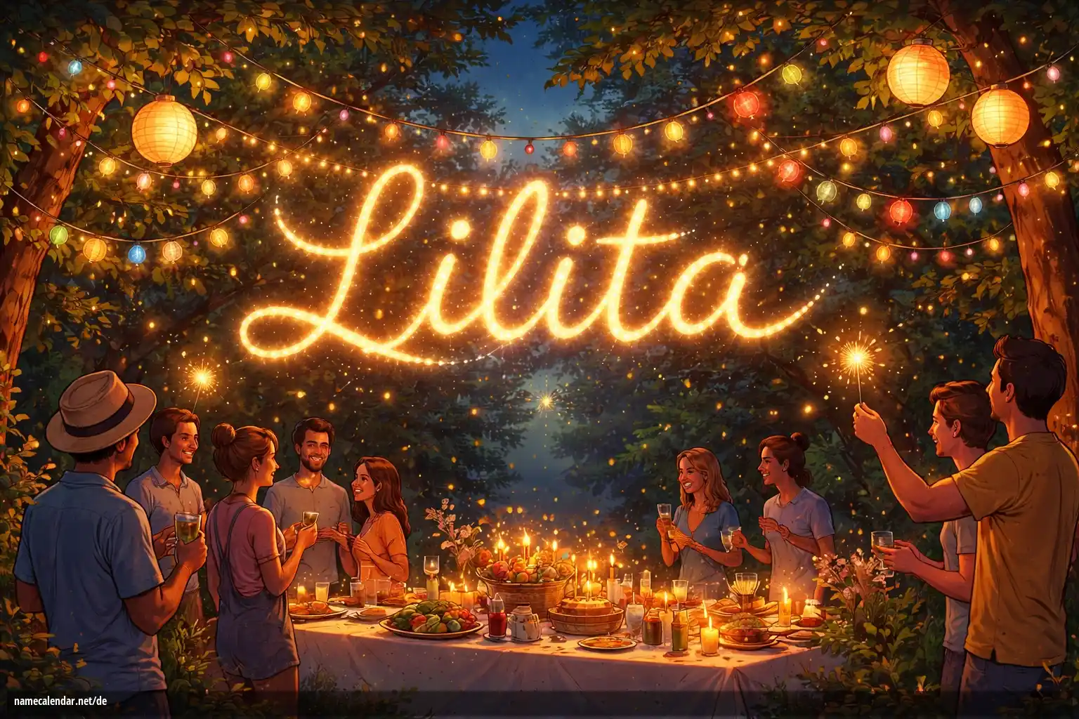 Feier des Namenstages und des Namens - Lilita