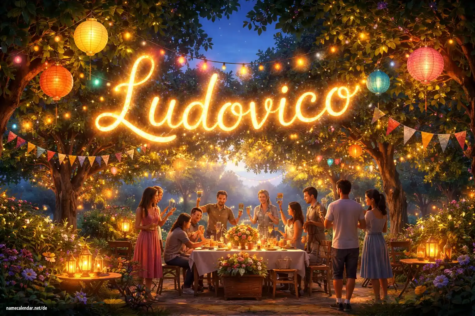 Feier des Namenstages und des Namens - Ludovico