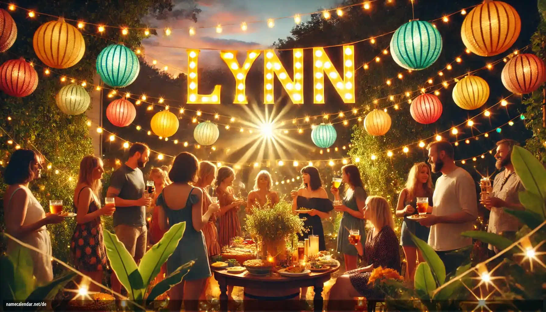 Feier des Namenstages und des Namens - Lynn