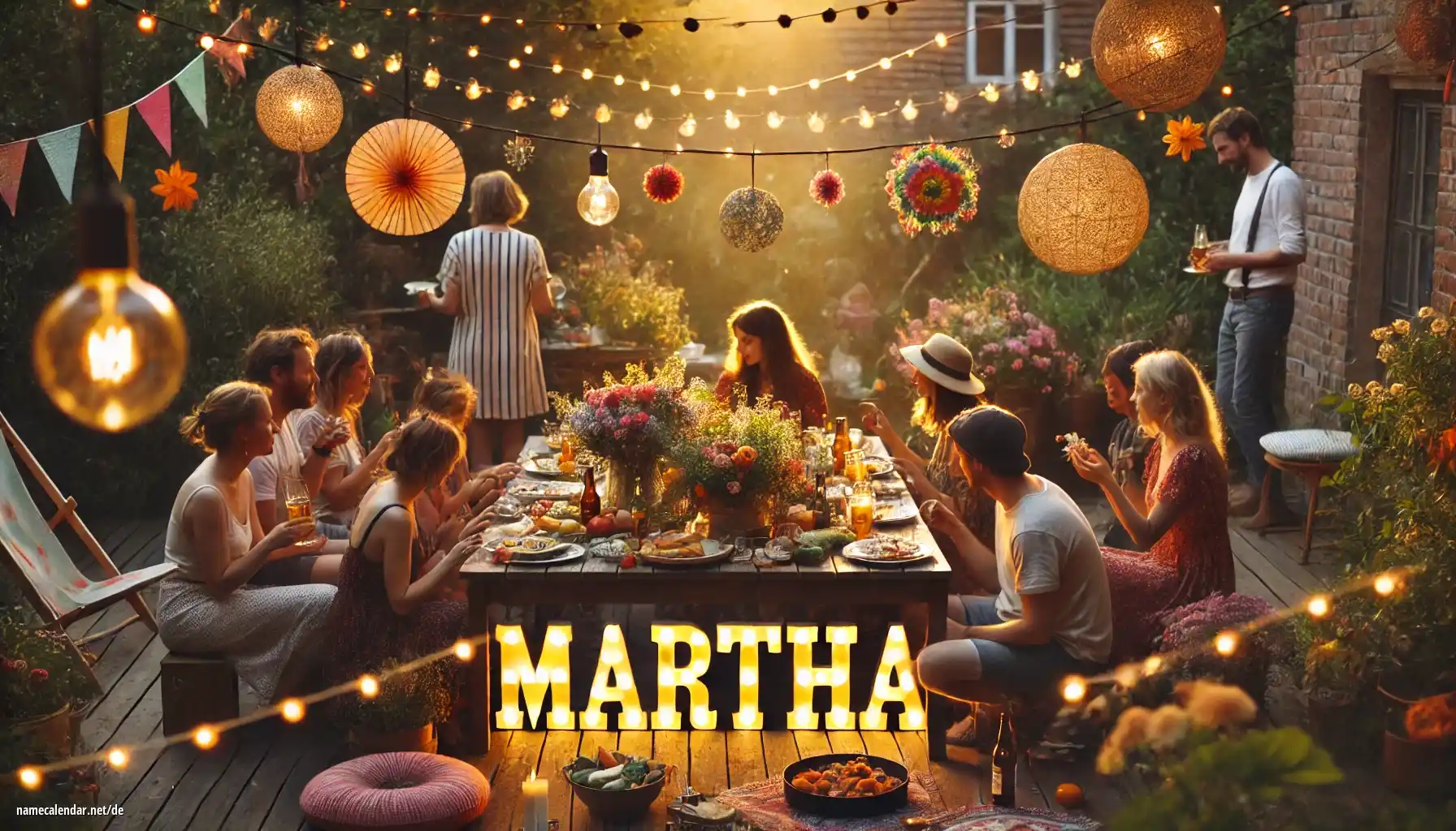 Feier des Namenstages und des Namens - Märtha