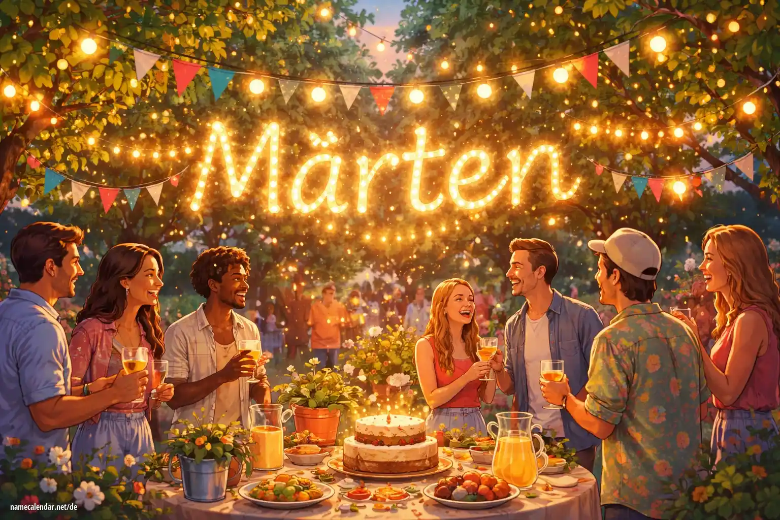 Feier des Namenstages und des Namens - Mårten