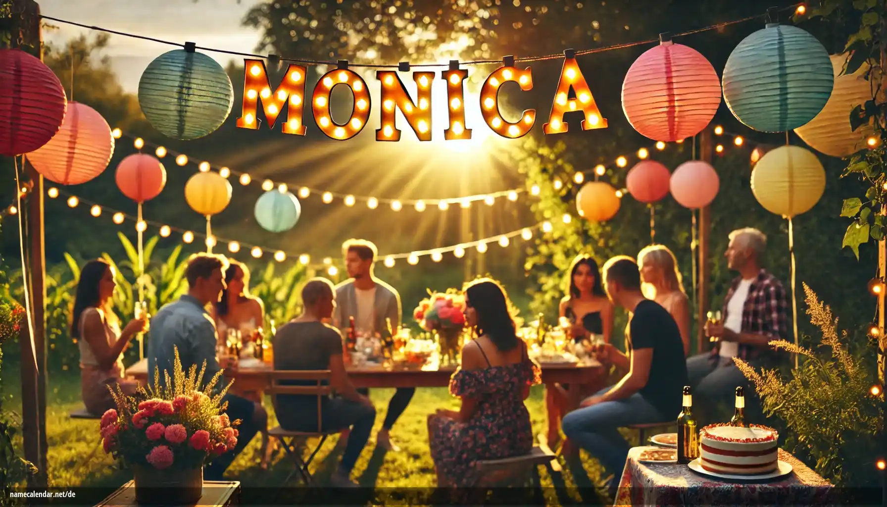 Feier des Namenstages und des Namens - Mónica