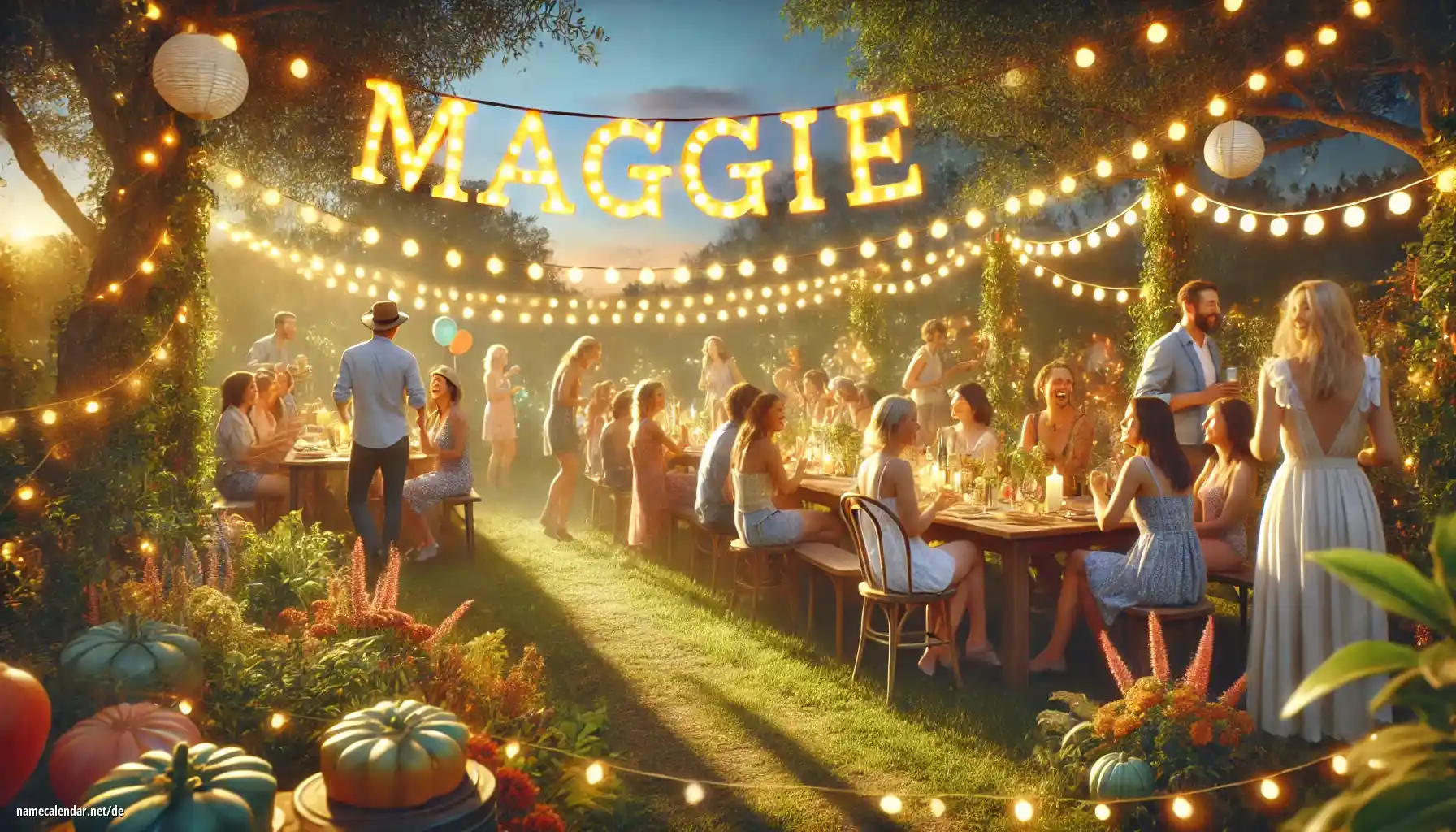 Feier des Namenstages und des Namens - Maggie