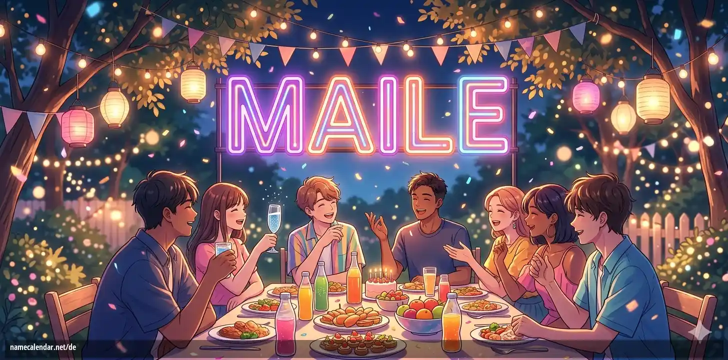 Feier des Namenstages und des Namens - Maile