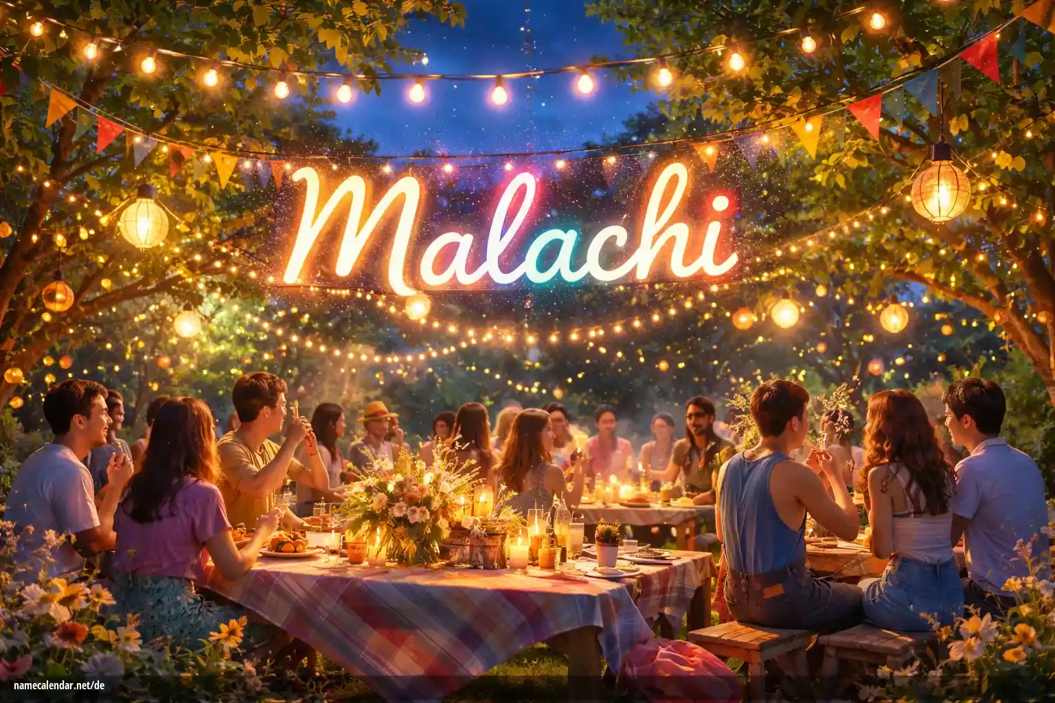 Feier des Namenstages und des Namens - Malachi