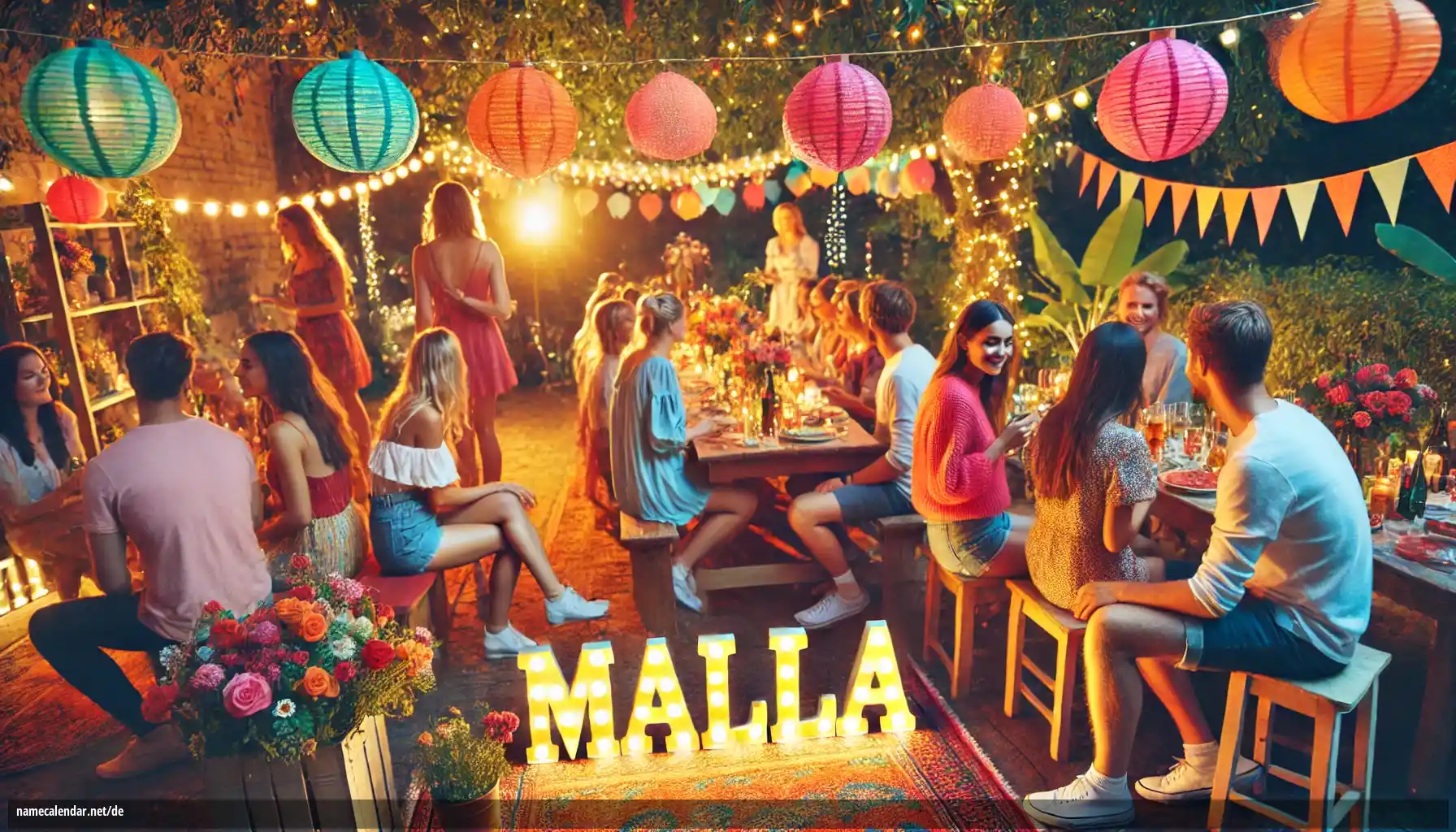 Feier des Namenstages und des Namens - Malla