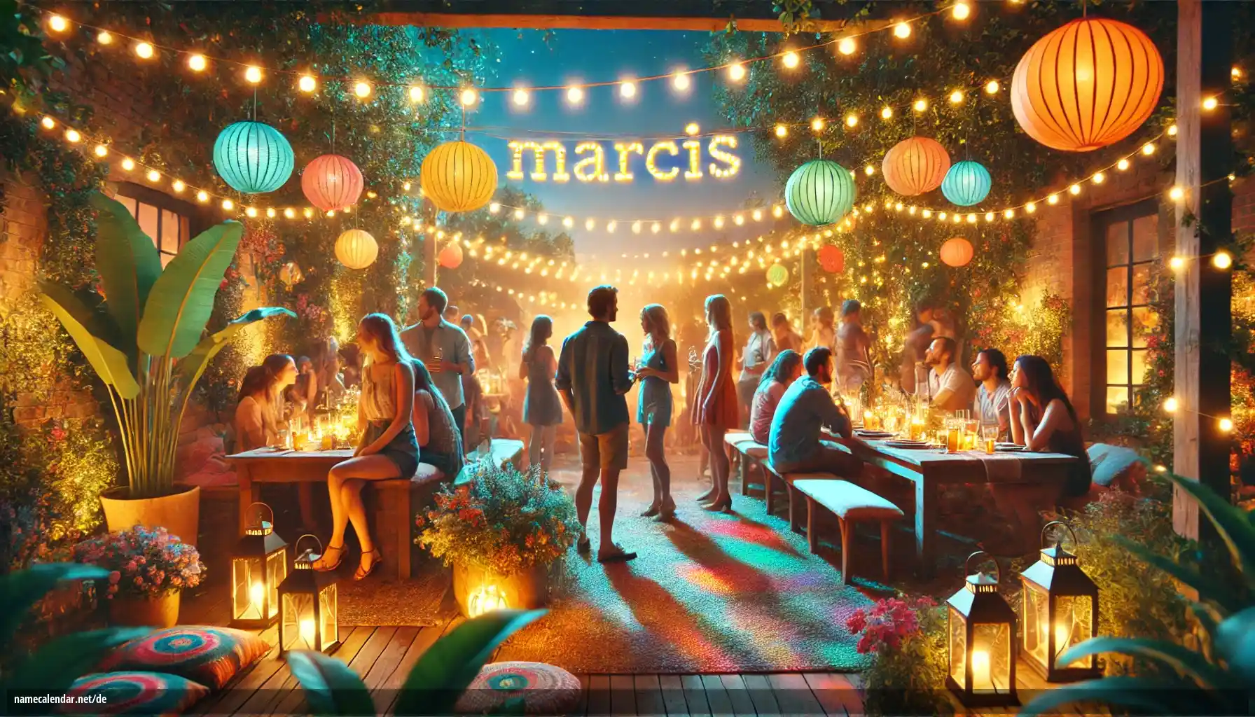 Feier des Namenstages und des Namens - Marcis