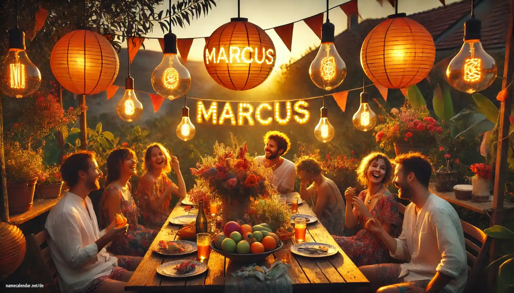 Feier des Namenstages und des Namens - Marcus