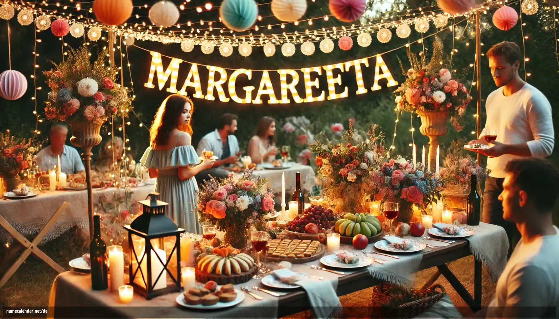 Feier des Namenstages und des Namens - Margareeta