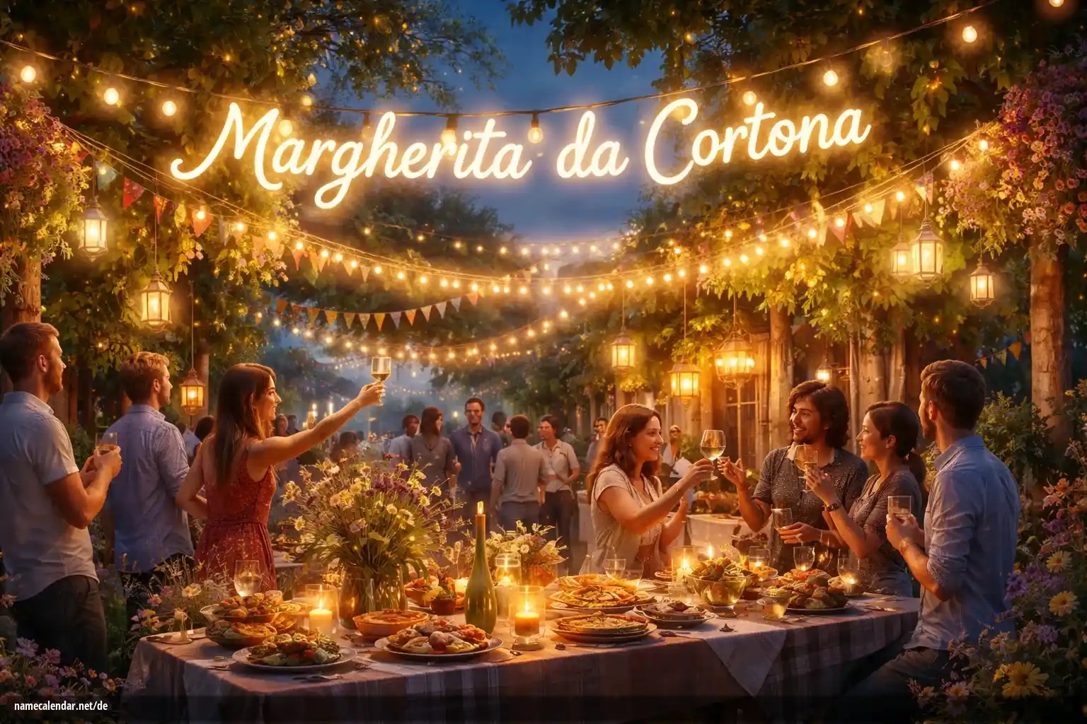 Feier des Namenstages und des Namens - Margherita da Cortona