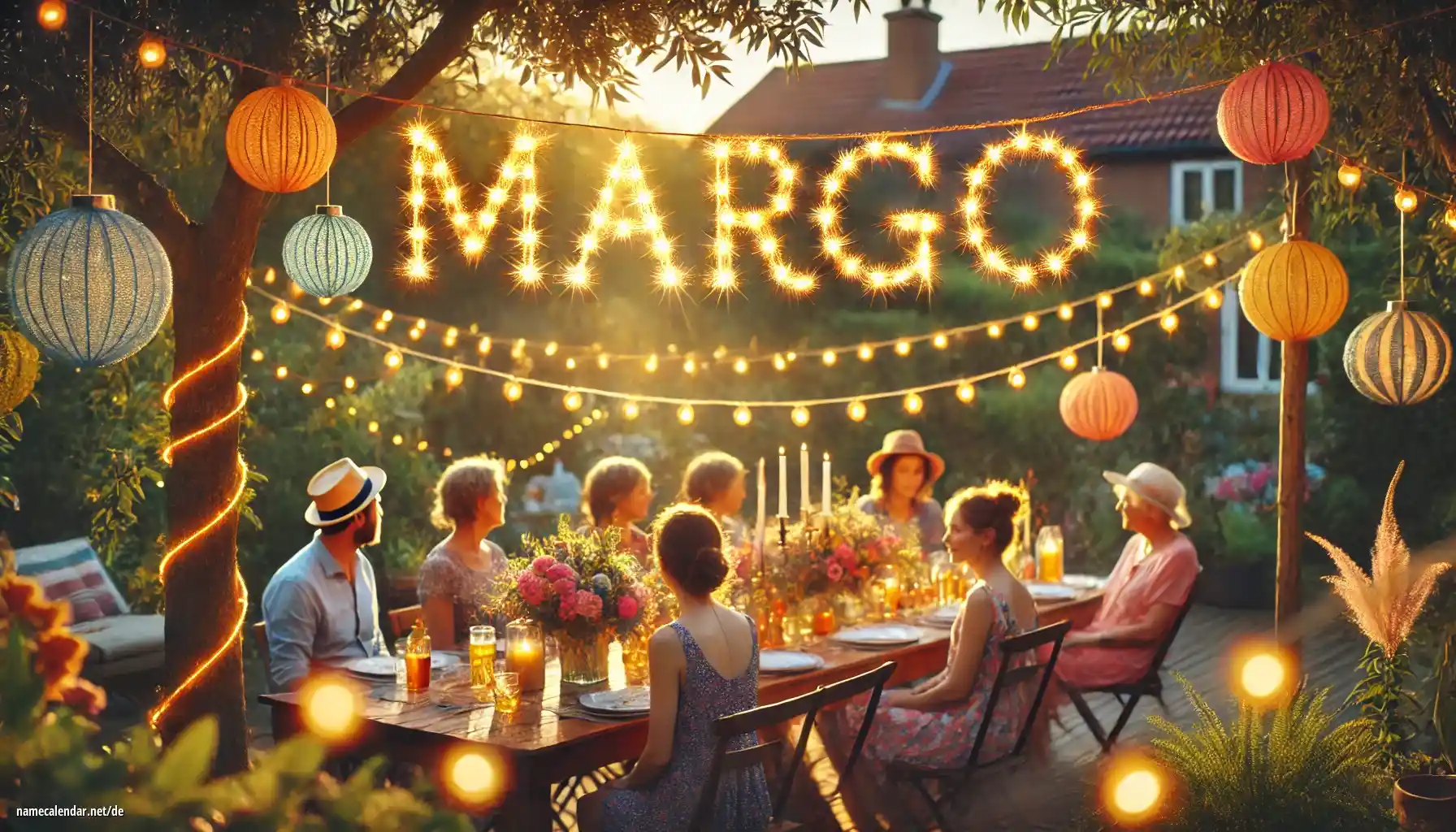 Feier des Namenstages und des Namens - Margo