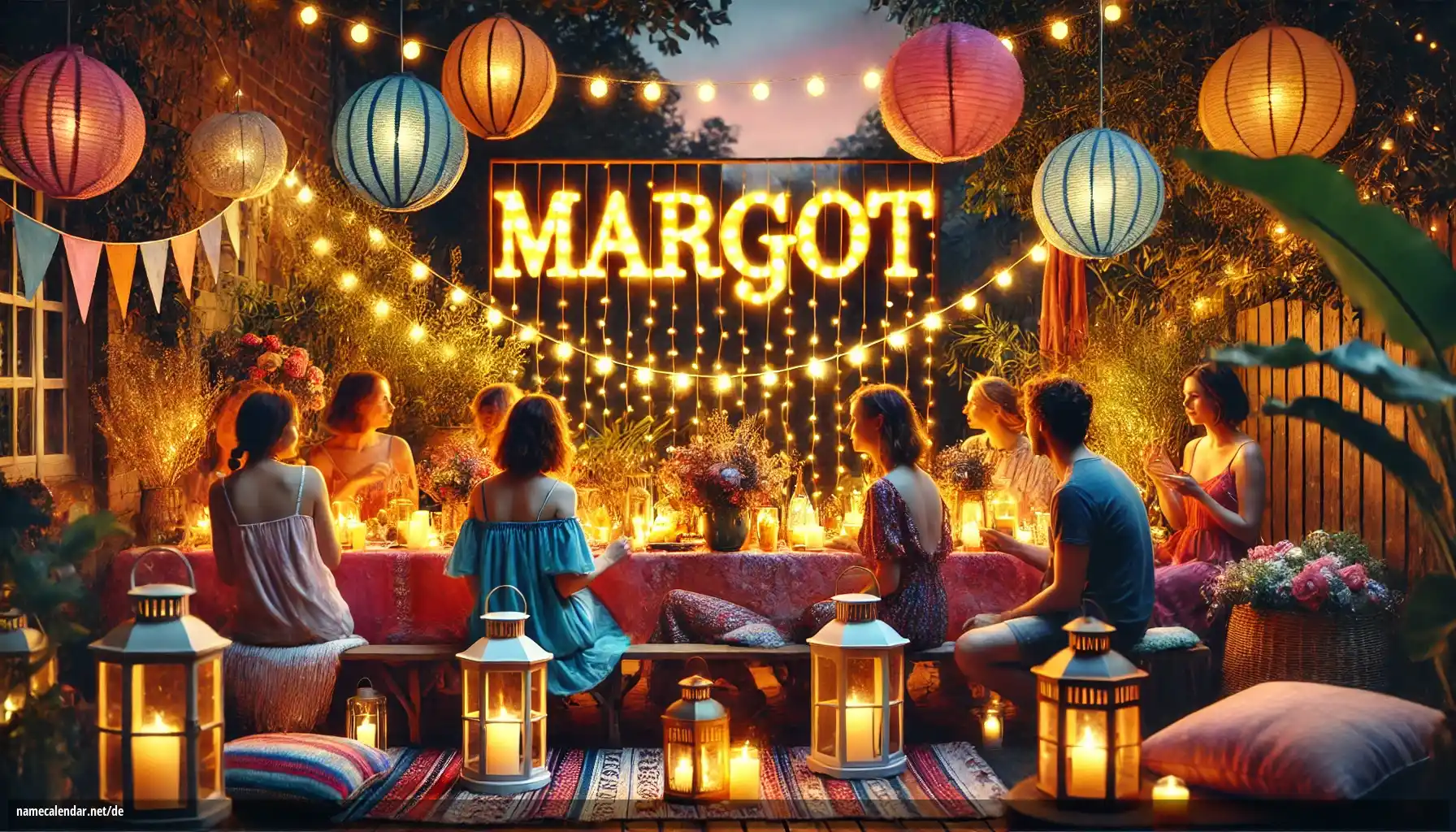 Feier des Namenstages und des Namens - Margot