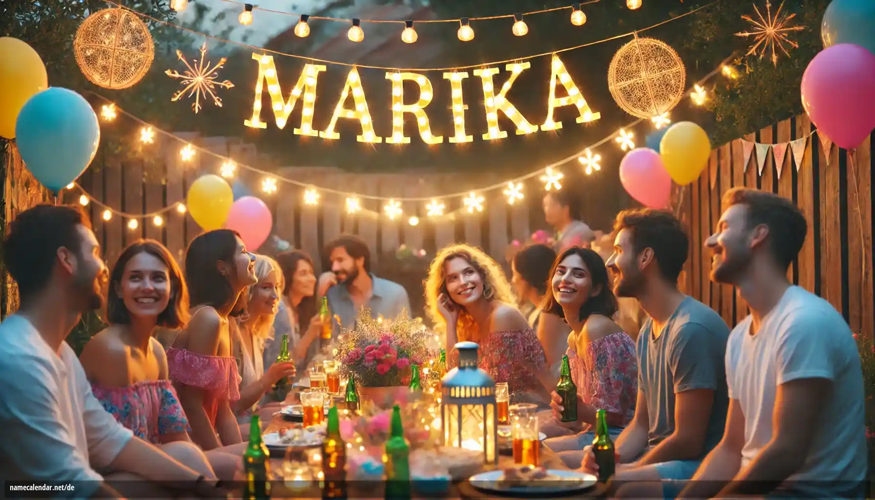 Feier des Namenstages und des Namens - Marika