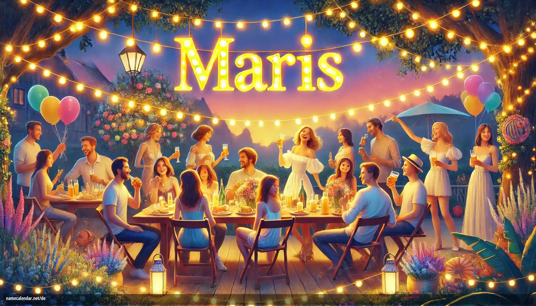 Feier des Namenstages und des Namens - Maris