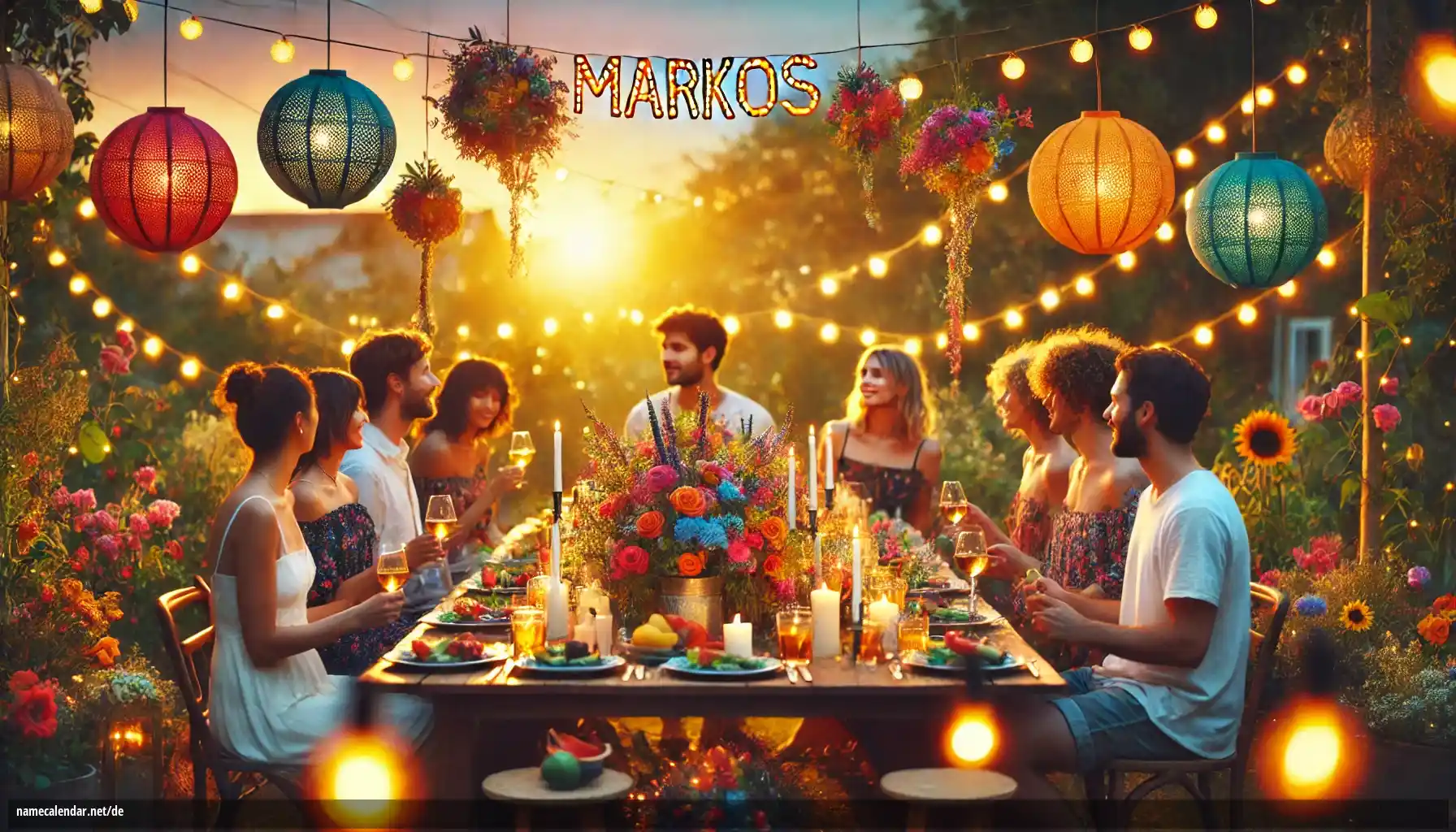 Feier des Namenstages und des Namens - Markos