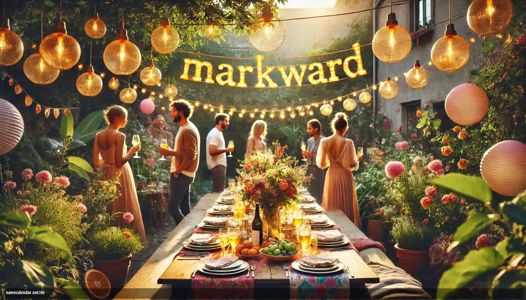 Feier des Namenstages und des Namens - Markward