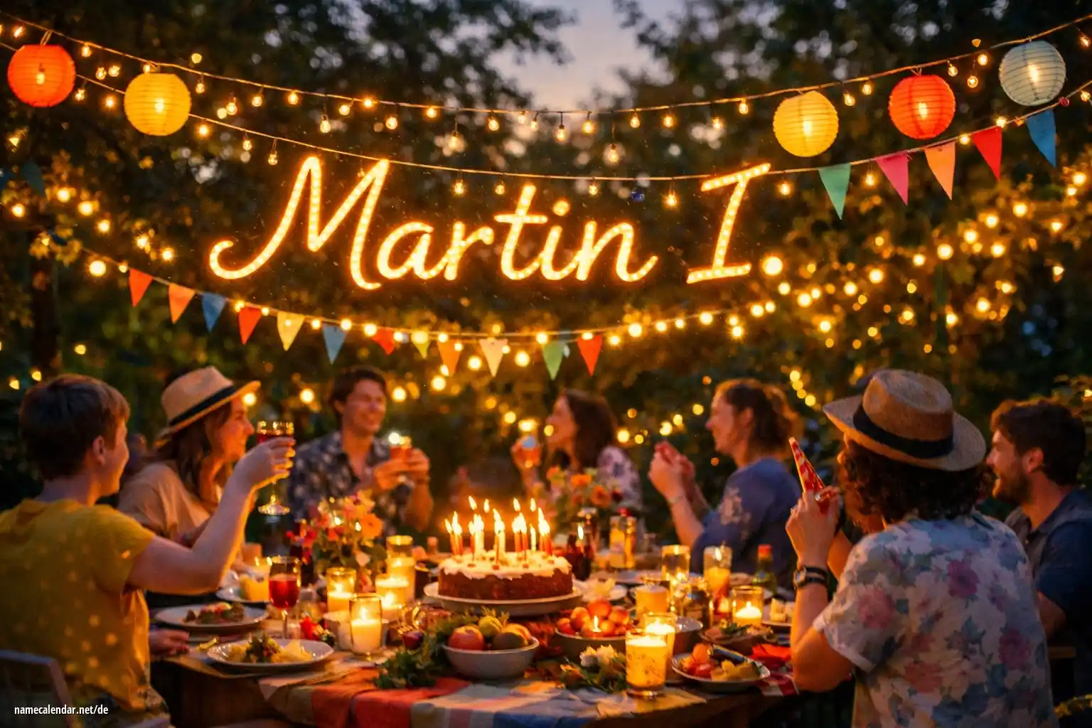 Feier des Namenstages und des Namens - Martin I.