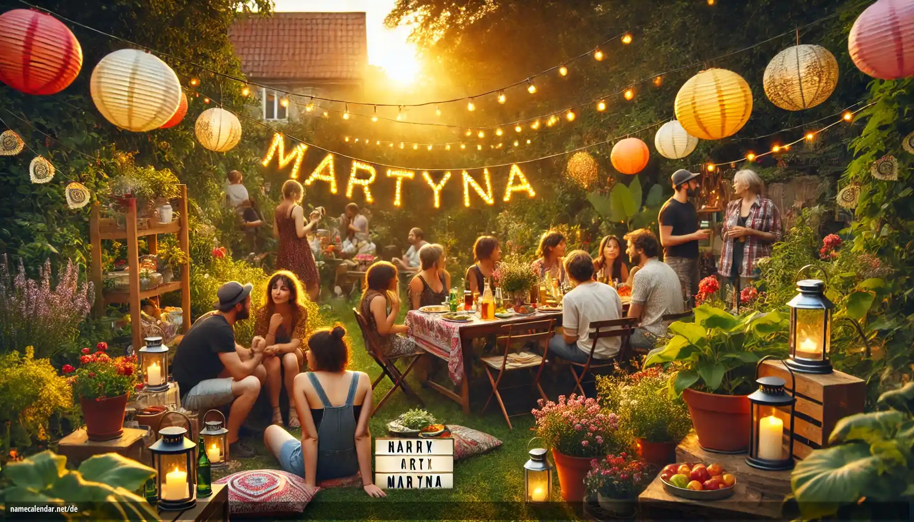 Feier des Namenstages und des Namens - Martyna