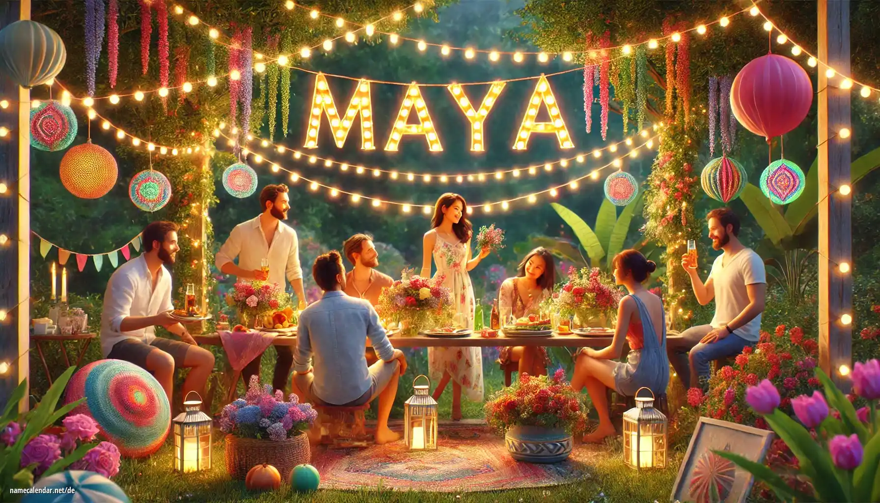 Feier des Namenstages und des Namens - Maya