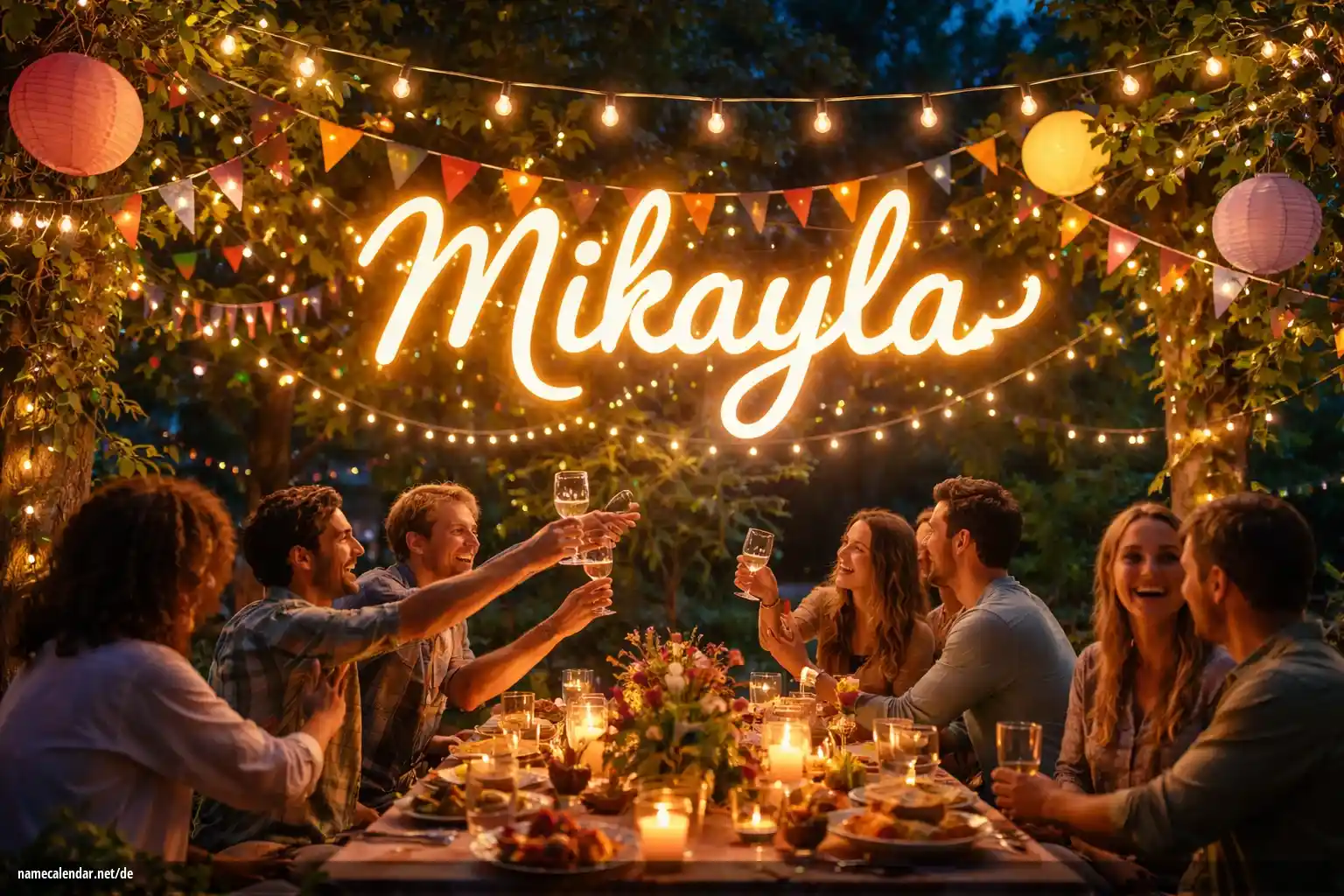 Feier des Namenstages und des Namens - Mikayla