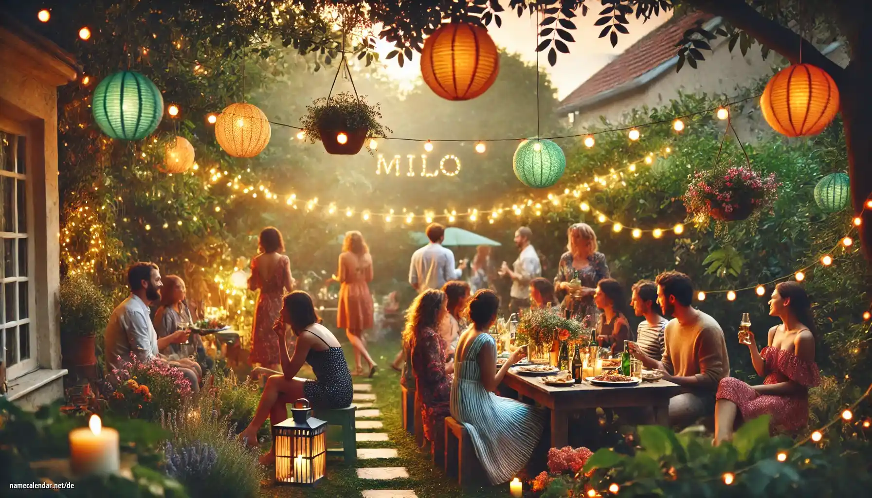 Feier des Namenstages und des Namens - Milo