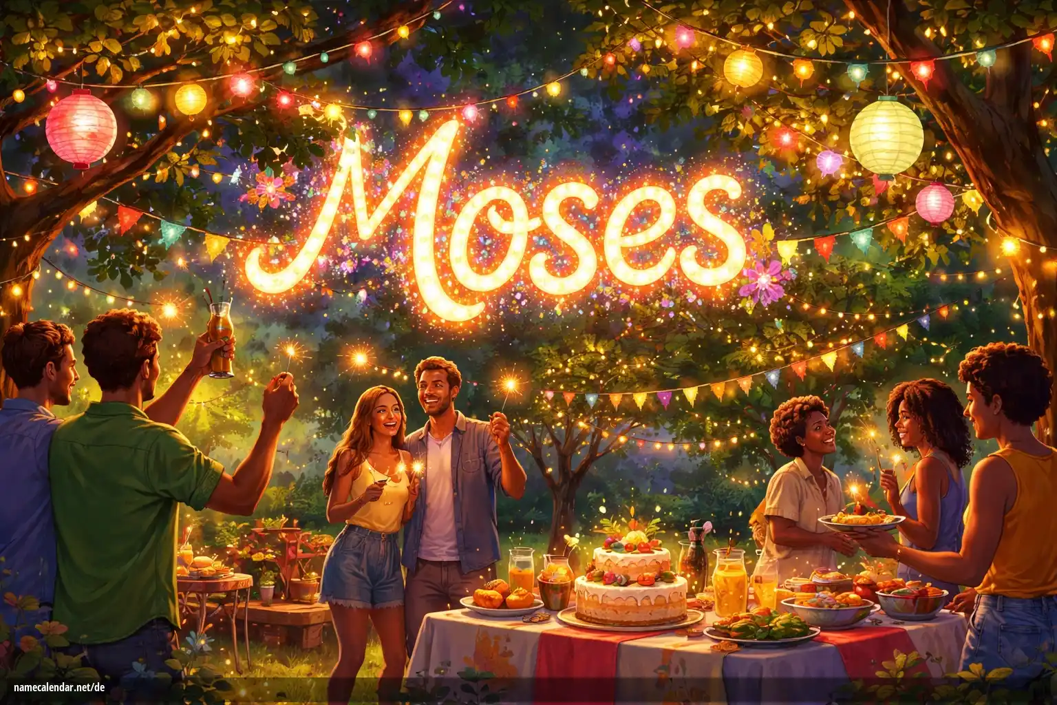 Feier des Namenstages und des Namens - Moses