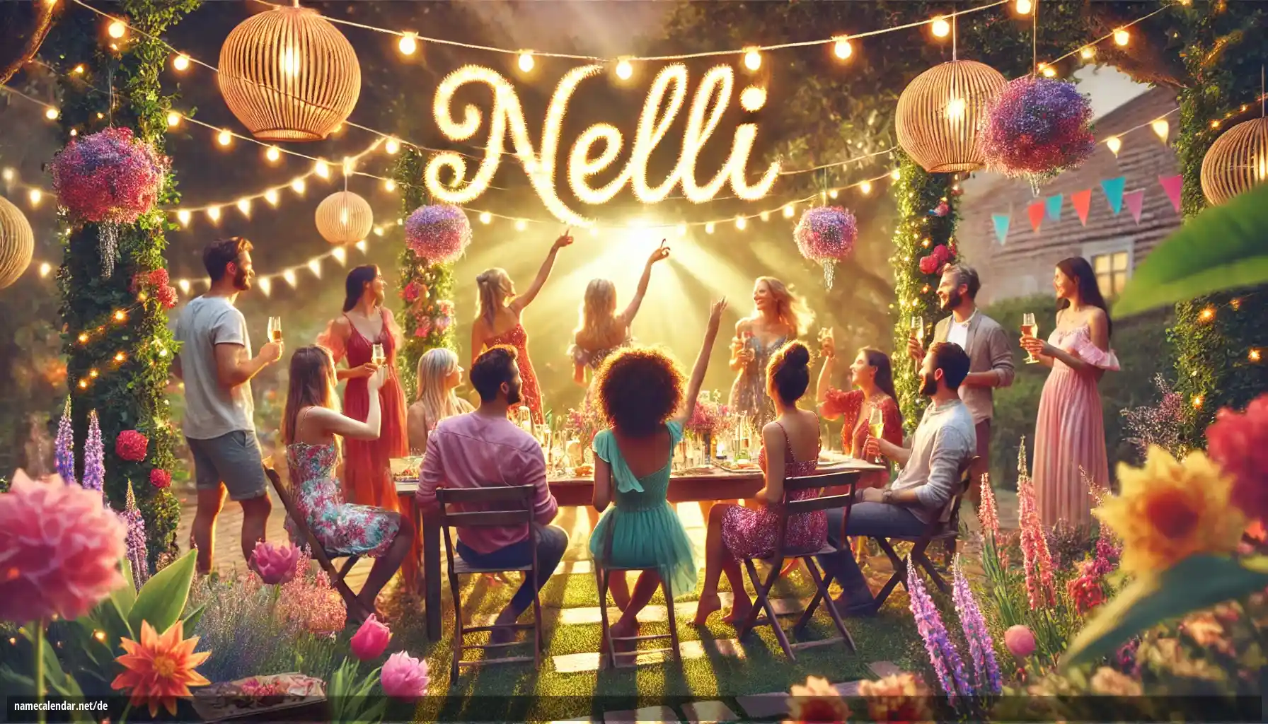 Feier des Namenstages und des Namens - Nelli