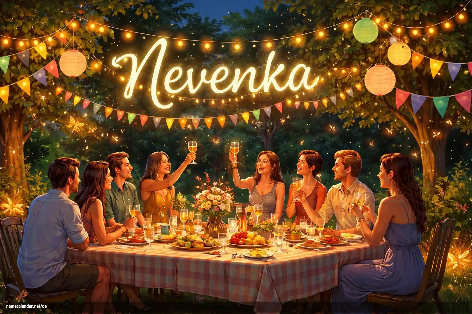 Feier des Namenstages und des Namens - Nevenka