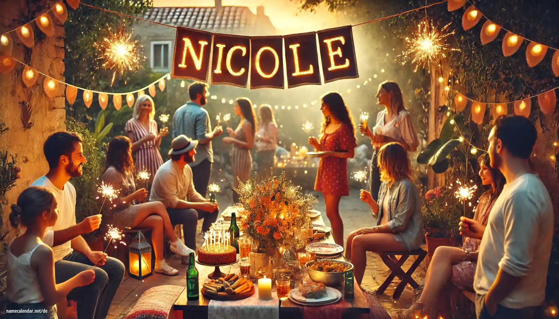 Feier des Namenstages und des Namens - Nicole