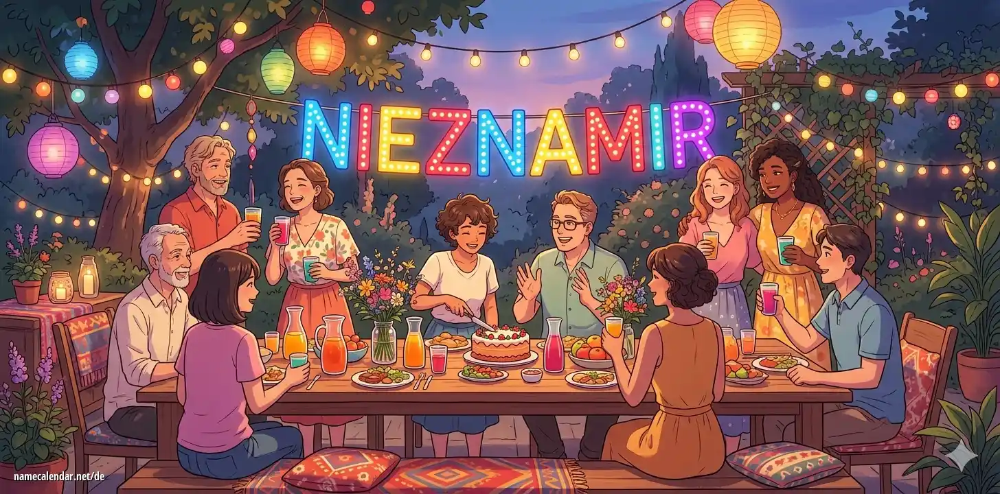 Feier des Namenstages und des Namens - Nieznamir