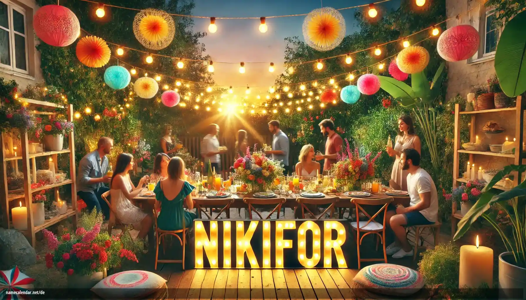 Feier des Namenstages und des Namens - Nikifor