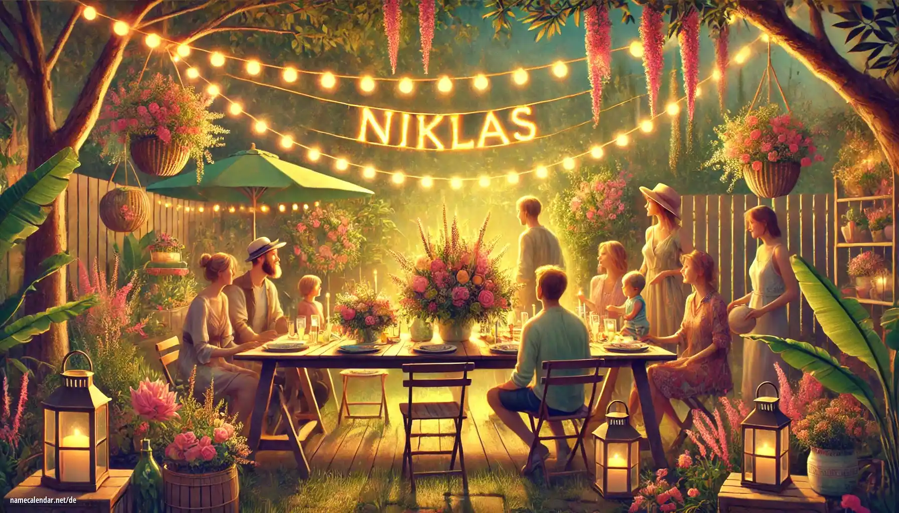 Feier des Namenstages und des Namens - Niklas