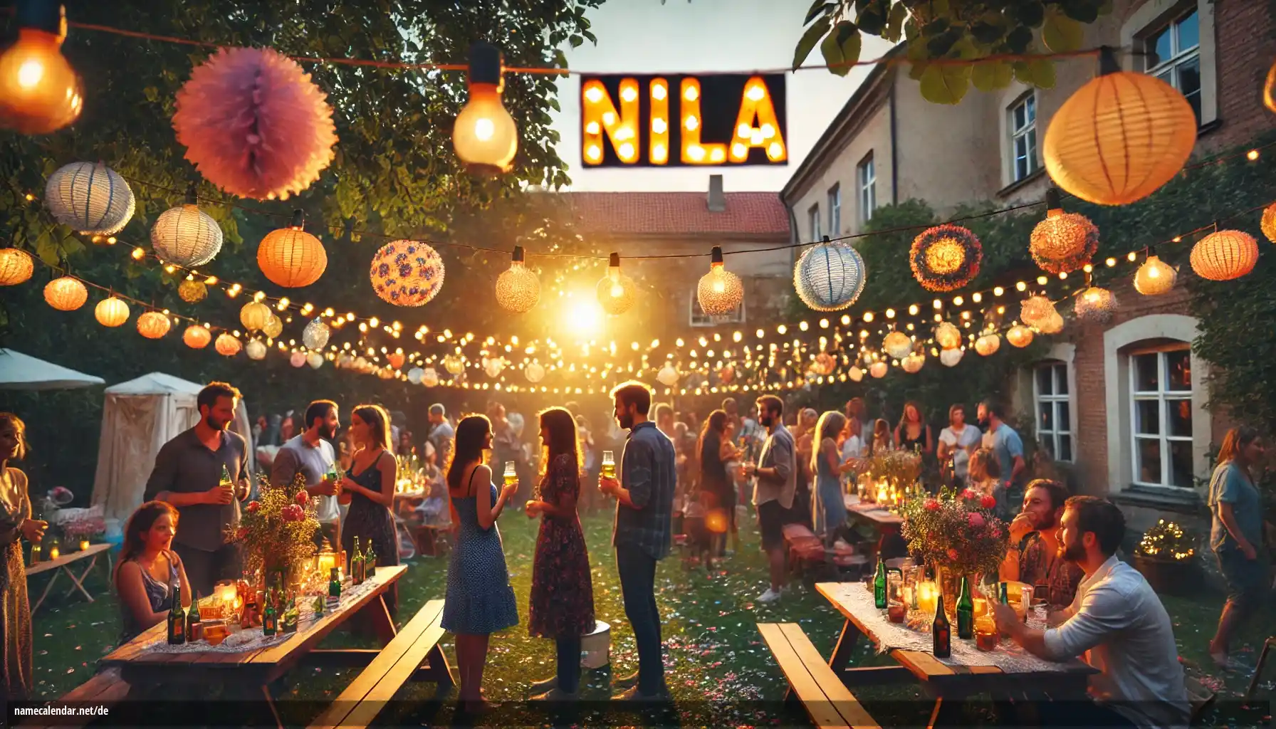 Feier des Namenstages und des Namens - Nila